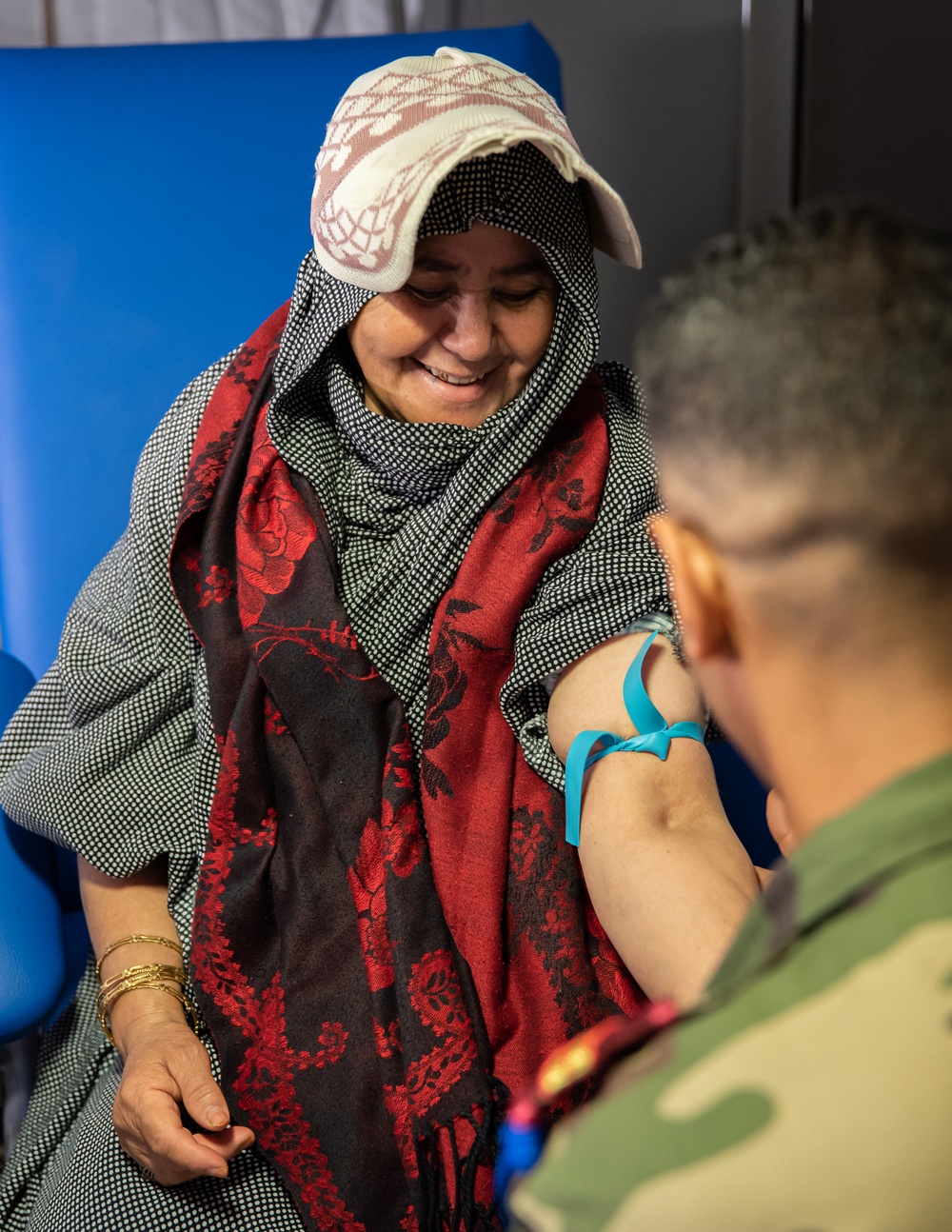 The 151st Medical Group from Utah Air National Guard conducts operations at HCA field hospital during African Lion 2023