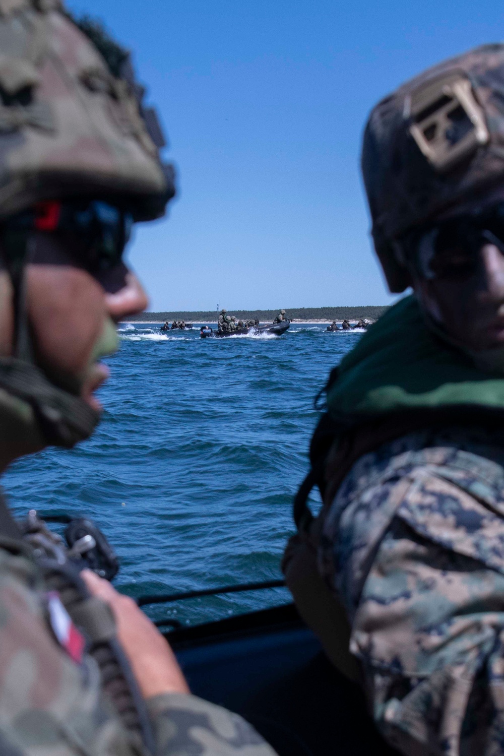 Multinational Marine Forces conduct amphibious operations during BALTOPS23