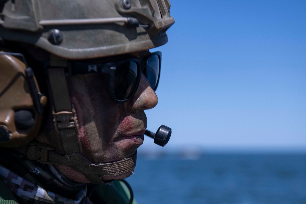 Multinational Marine Forces conduct amphibious operations during BALTOPS23