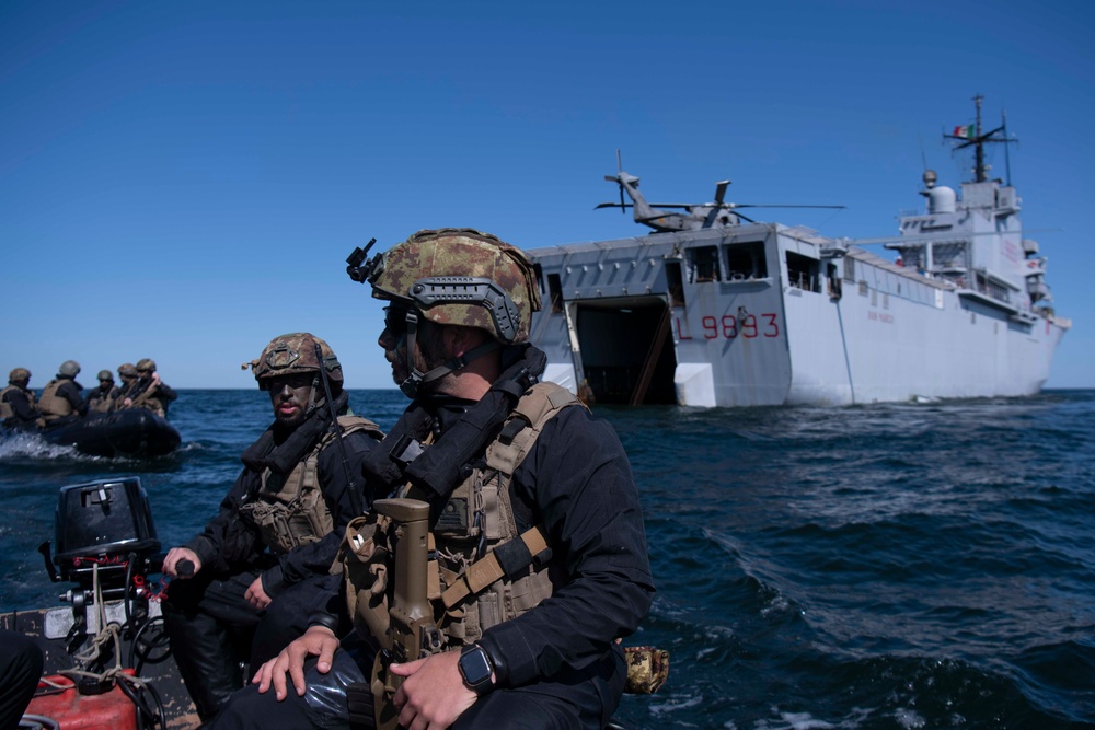 Multinational Marine Forces conduct amphibious operations during BALTOPS23