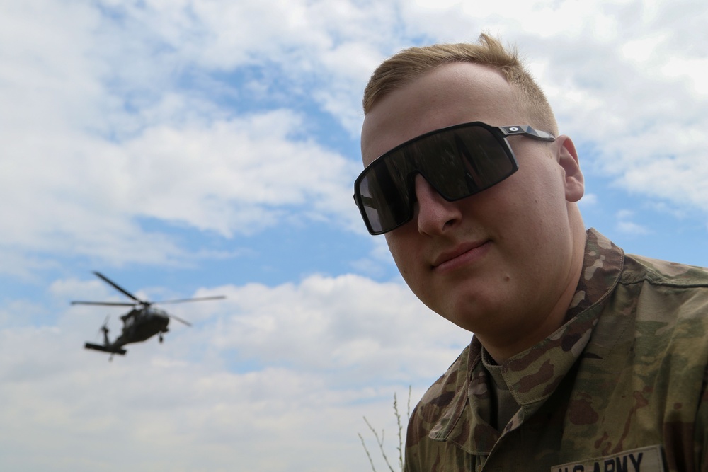 Spc. Keaton Thompson Reenlistment Ceremony