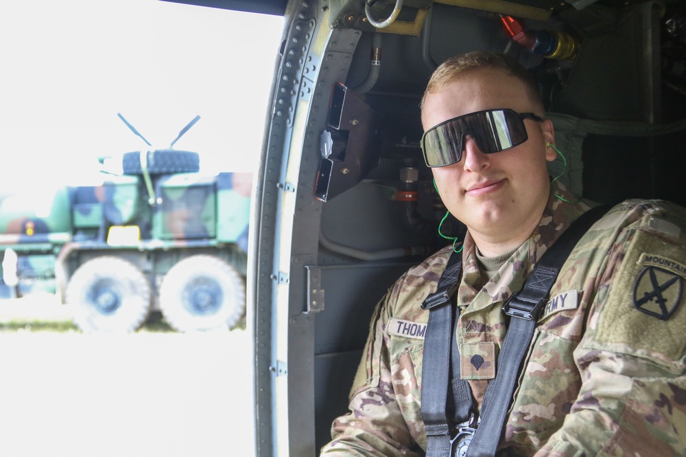 Spc. Keaton Thompson Reenlistment Ceremony