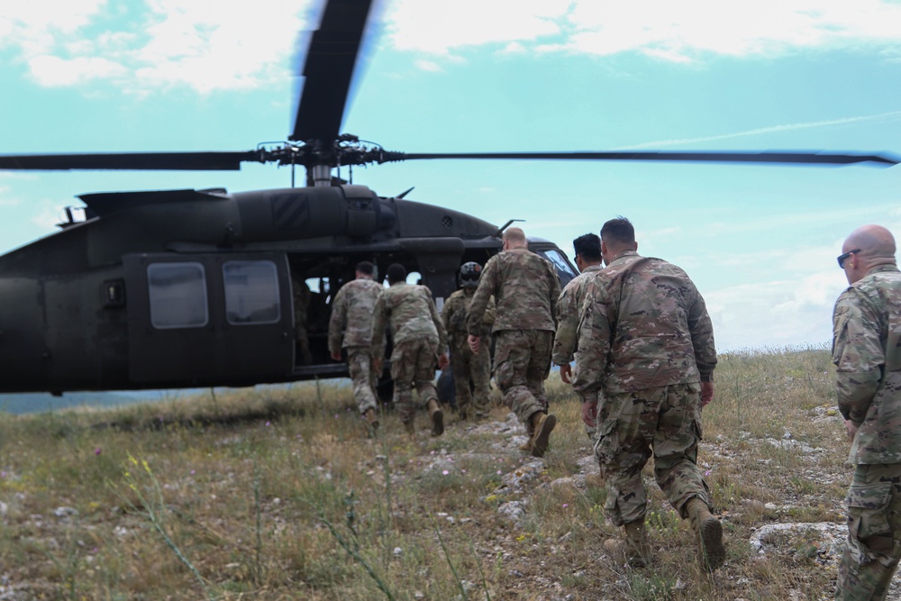 Spc. Keaton Thompson Reenlistment Ceremony