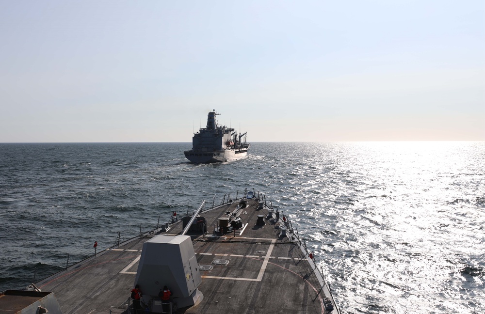 BALTOPS 23: USS Paul Ignatius Conducts Underway Replenishment