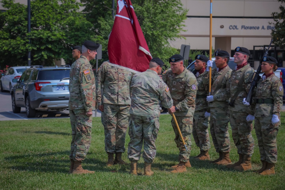 BACH Conducts Medical Readiness Battalion Change of Command Ceremony