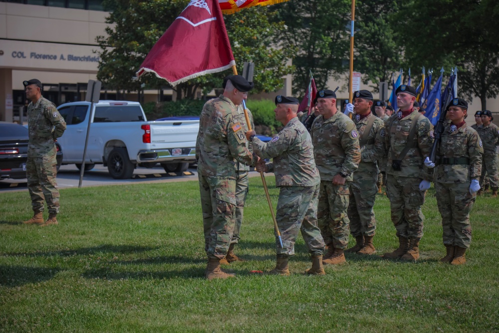 BACH Conducts Medical Readiness Battalion Change of Command Ceremony