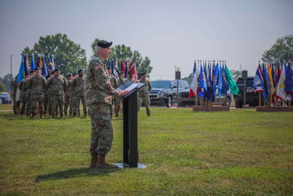 BACH Conducts Medical Readiness Battalion Change of Command Ceremony