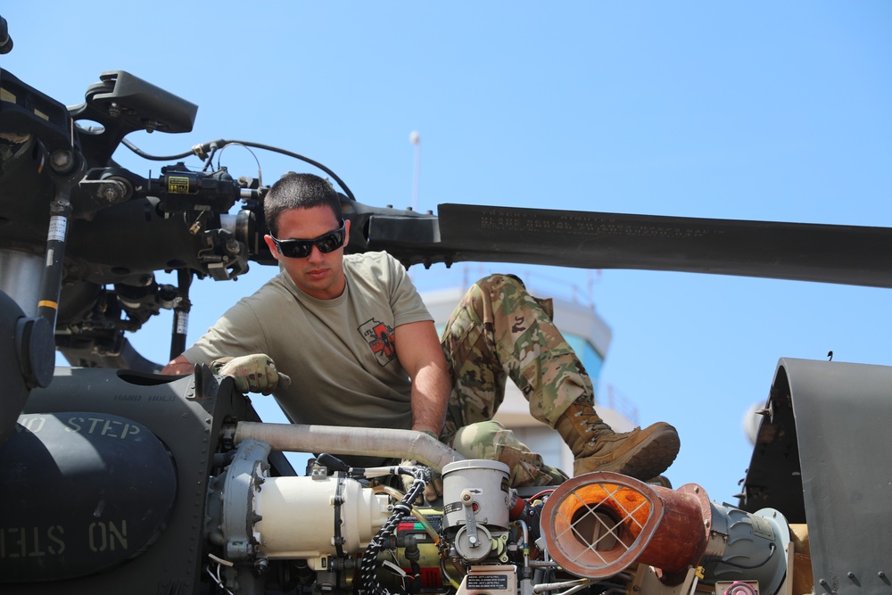 1-111th Aviation discusses emergency support capabilities for African Lion