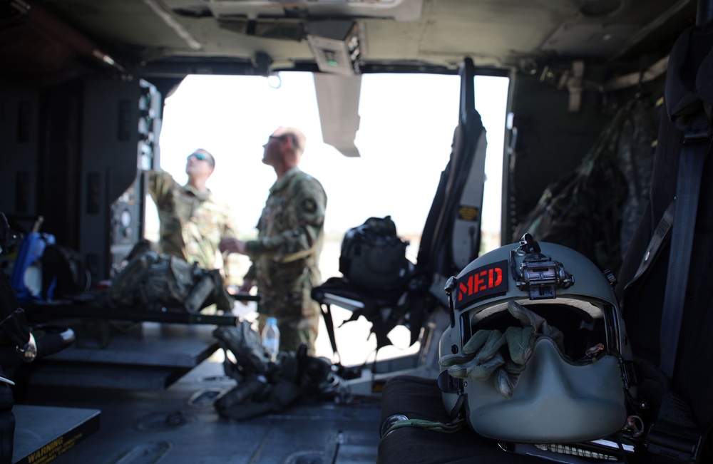 1-111th Aviation discusses emergency support capabilities for African Lion