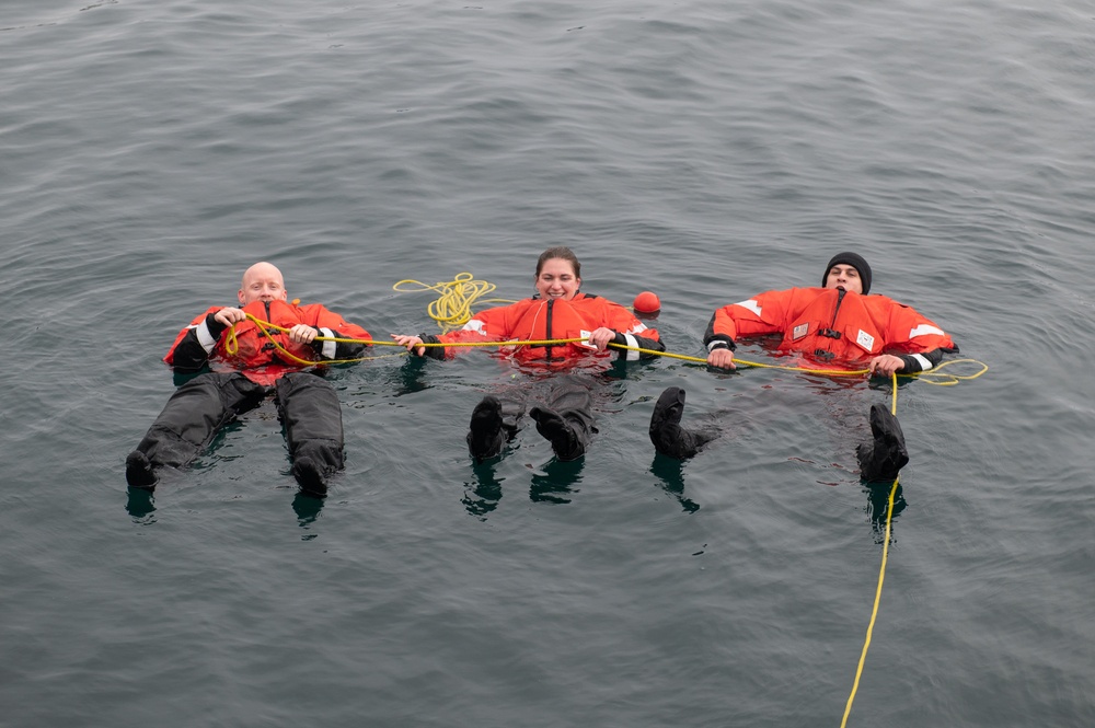 U.S. Coast Guard Cutter Sycamore crew prepares for Exercise Argus