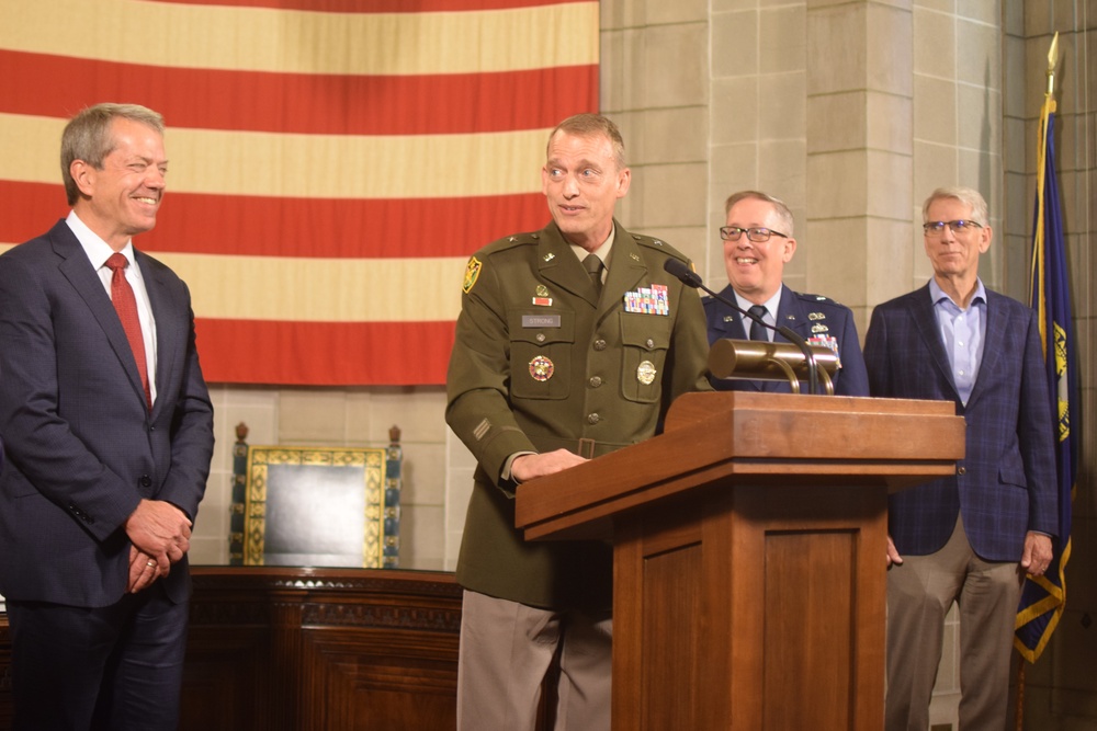 Nebraska Governor announces Craig Strong as 34th adjutant general