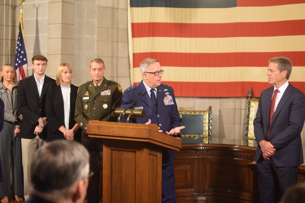 Nebraska Governor announces Craig Strong as 34th adjutant general