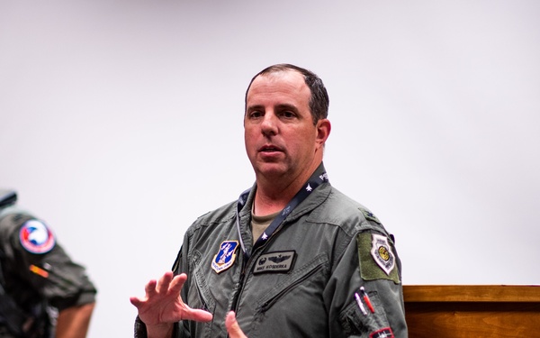 Local Girl Scouts tour 142nd Wing, donate cookies to Guardsmen