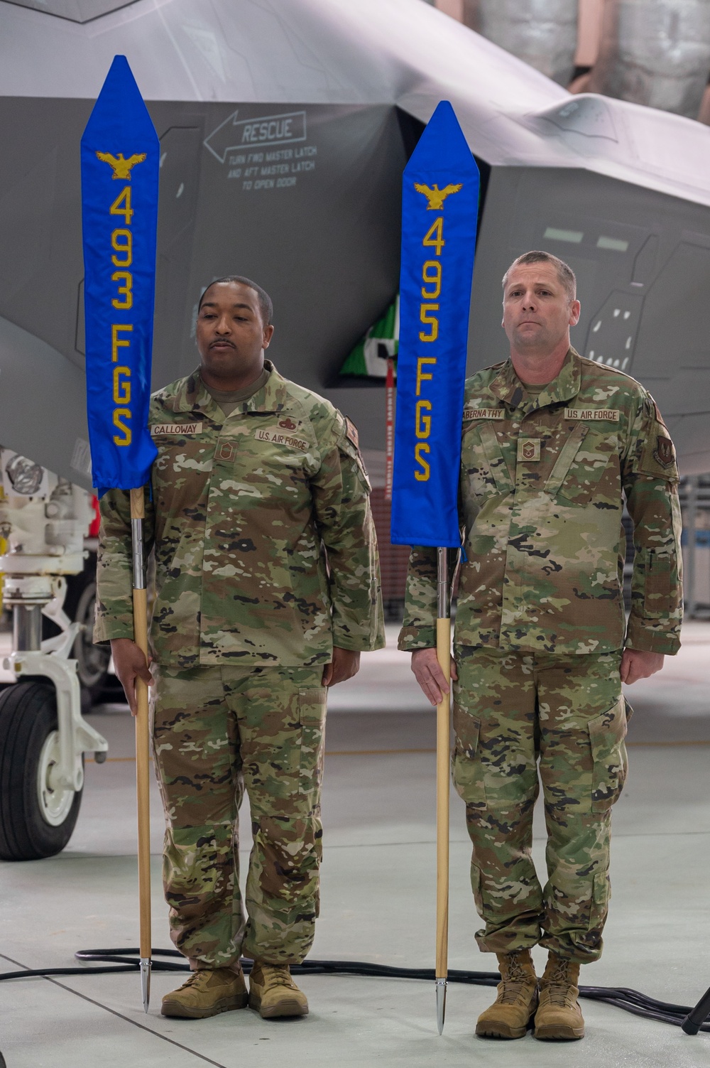 Liberty Wing activates the 493rd and 495th Fighter Generation Squadrons