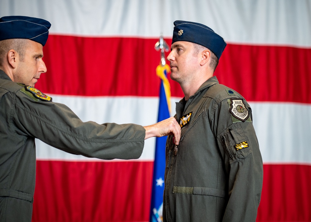 79th Fighter Squadron conducts change of command ceremony