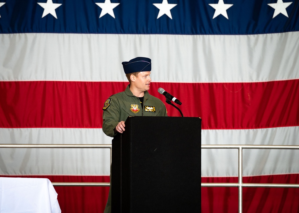 79th Fighter Squadron conducts change of command ceremony