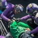 USS Ronald Reagan (CVN 76) Sailors participate in mass casualty drill