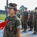 1st Lt. Mikaela Frias recieves Navy and Marine Corps Achievement Medal