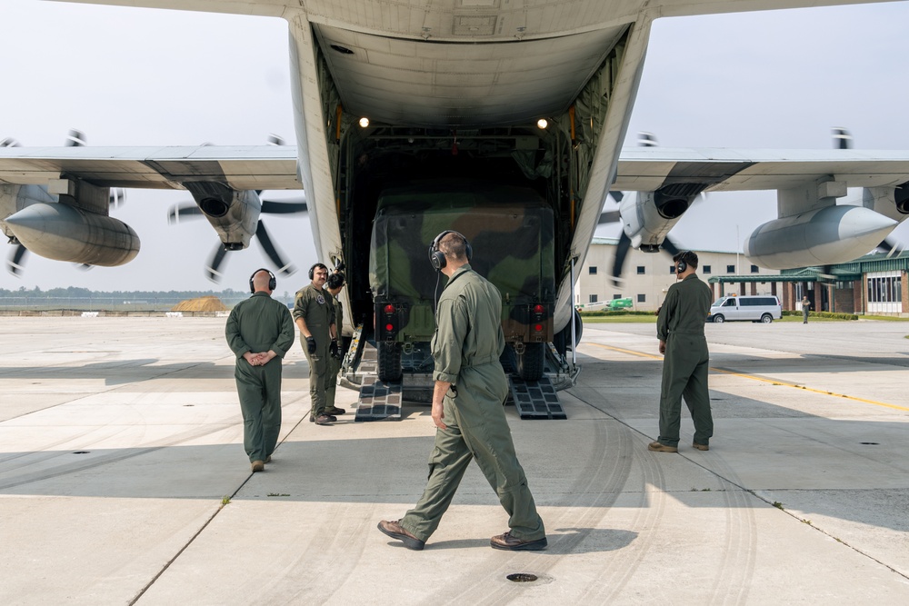 Fleet Battle Problem Exercise with C-130