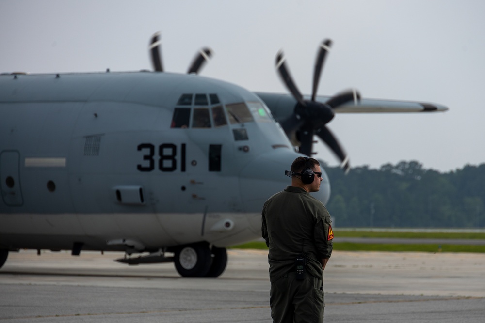 Fleet Battle Problem Exercise with C-130