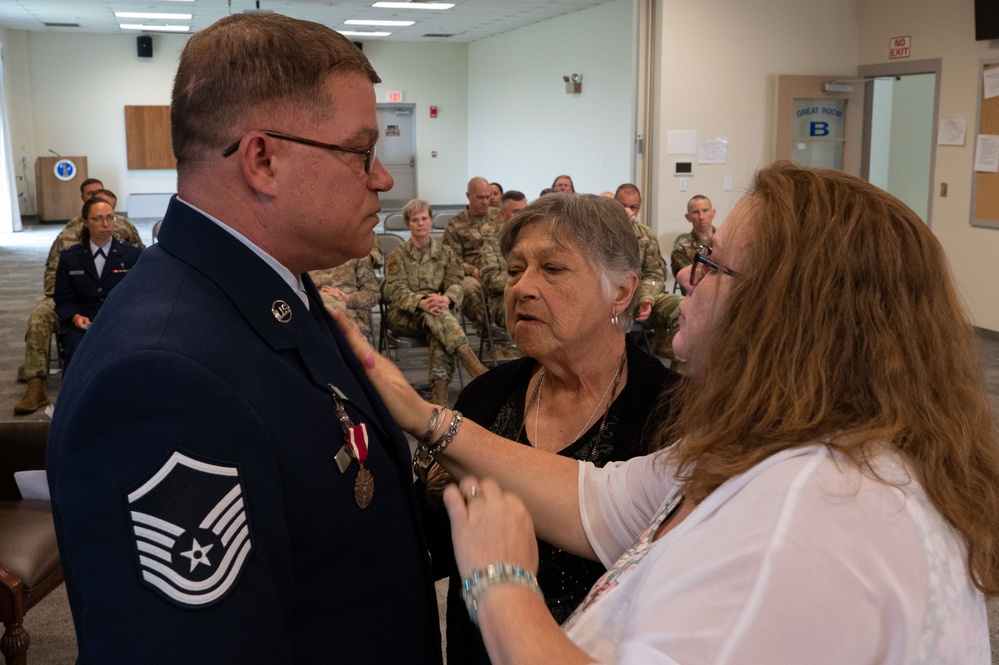 Master Sgt. Boyd retires after 35 years of military service