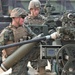 Fort Dix, NJ- The 3 BN 14 Marines conduct live fire artillery exercises.