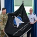 CSO Saltzman receives an original USSF flag