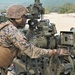 Fort Dix, NJ- The 3 BN 14 Marines conduct live fire artillery exercises.