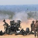 Fort Dix, NJ- The 3 BN 14 Marines conduct live fire artillery exercises.