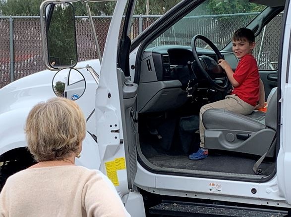 Seabees participate in Touch-a-Truck at Moorpark City Library.