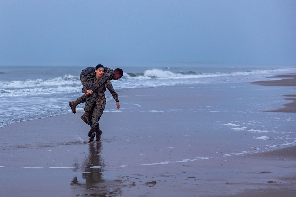 Building Bonds and Strength: Marines with the 26th MEU Train Together on the Beach