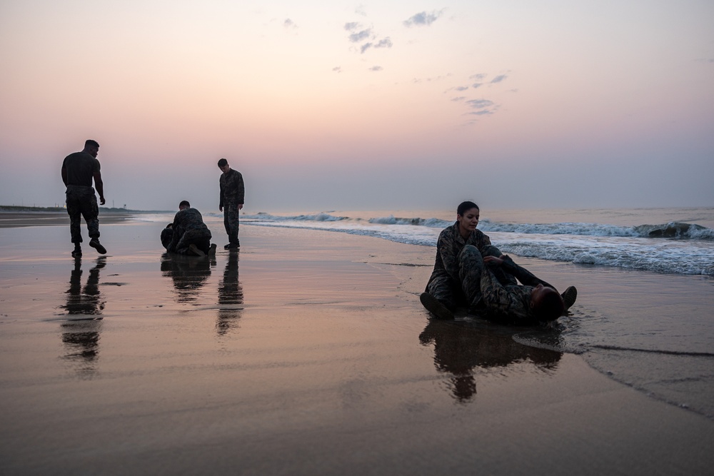 Building Bonds and Strength: Marines with the 26th MEU Train Together on the Beach