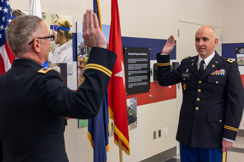 Command surgeon promoted to colonel during ceremony at 20th CBRNE Command