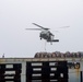 An MH-60S Sea Hawk helicopter Hauls Cargo