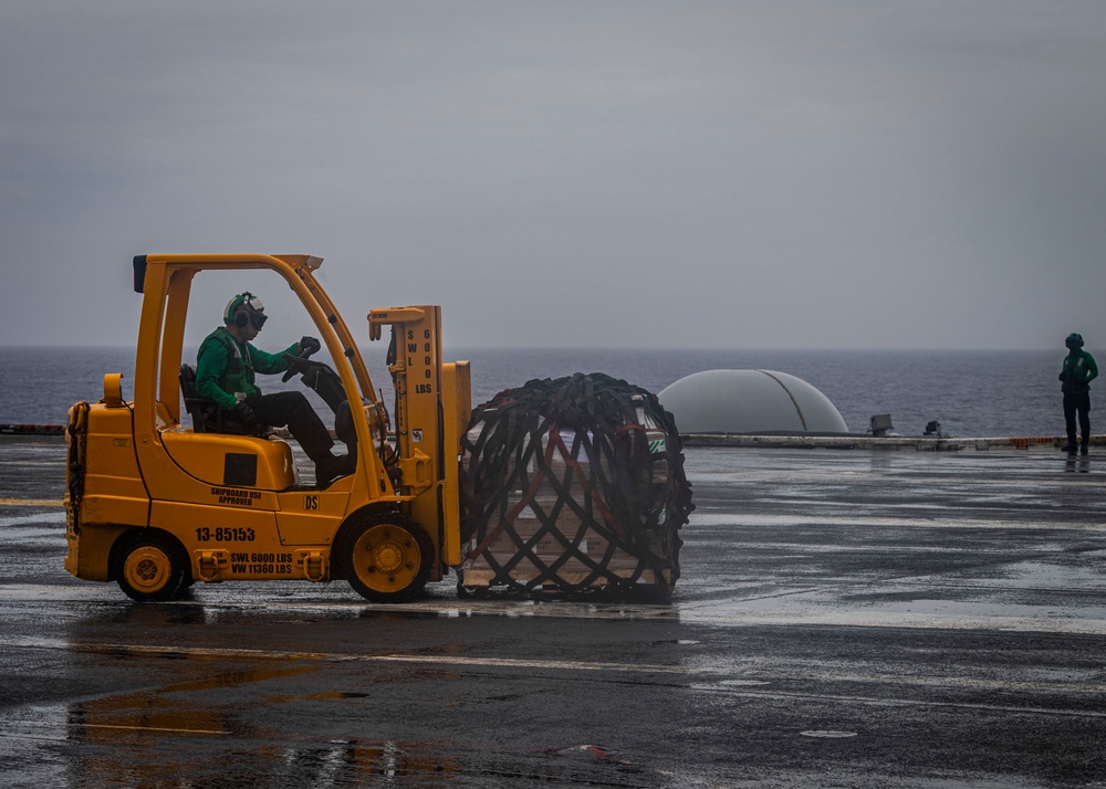 Nimitz Conducts Vertical Replenishment