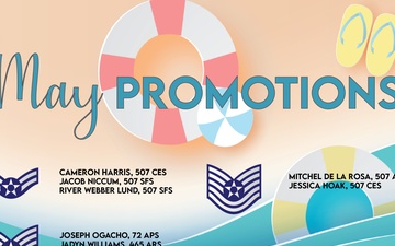 507th Air Refueling Wing May Enlisted Promotions