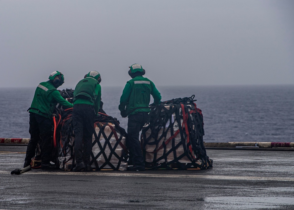 Nimitz Conducts Vertical Replenishment