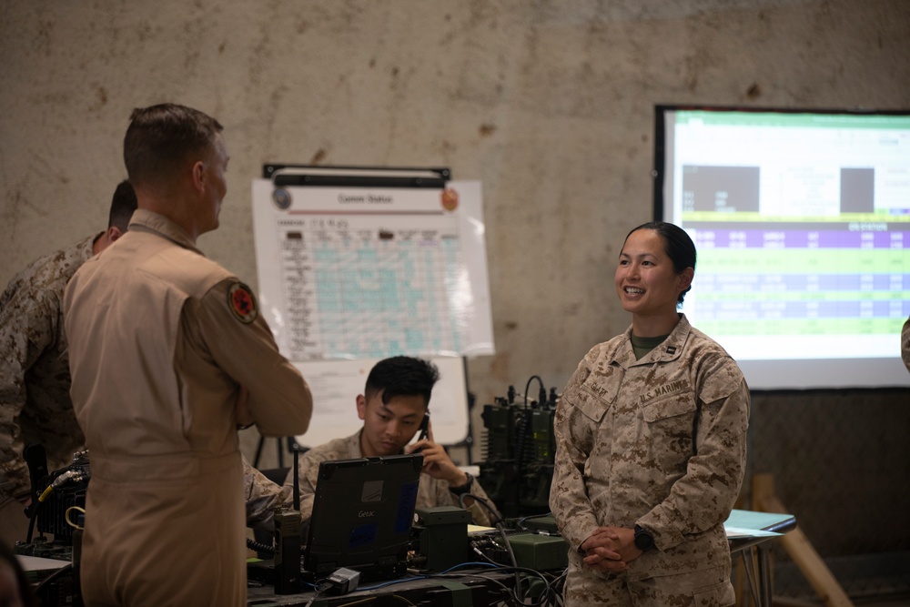 ITX 4-23: Maj. Gen. Anderson, 4th MAW CG meets MAGTF 25