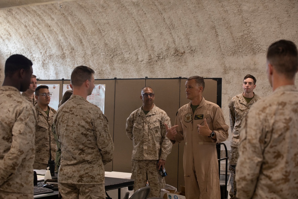 ITX 4-23: Maj. Gen. Anderson, 4th MAW CG meets MAGTF 25