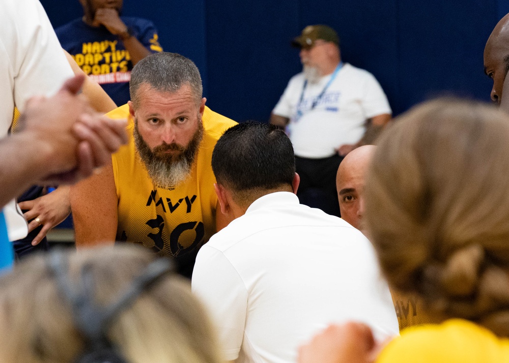 Team Navy Competes in the Volleyball Event During 2023 DoD Warrior Games Challenge