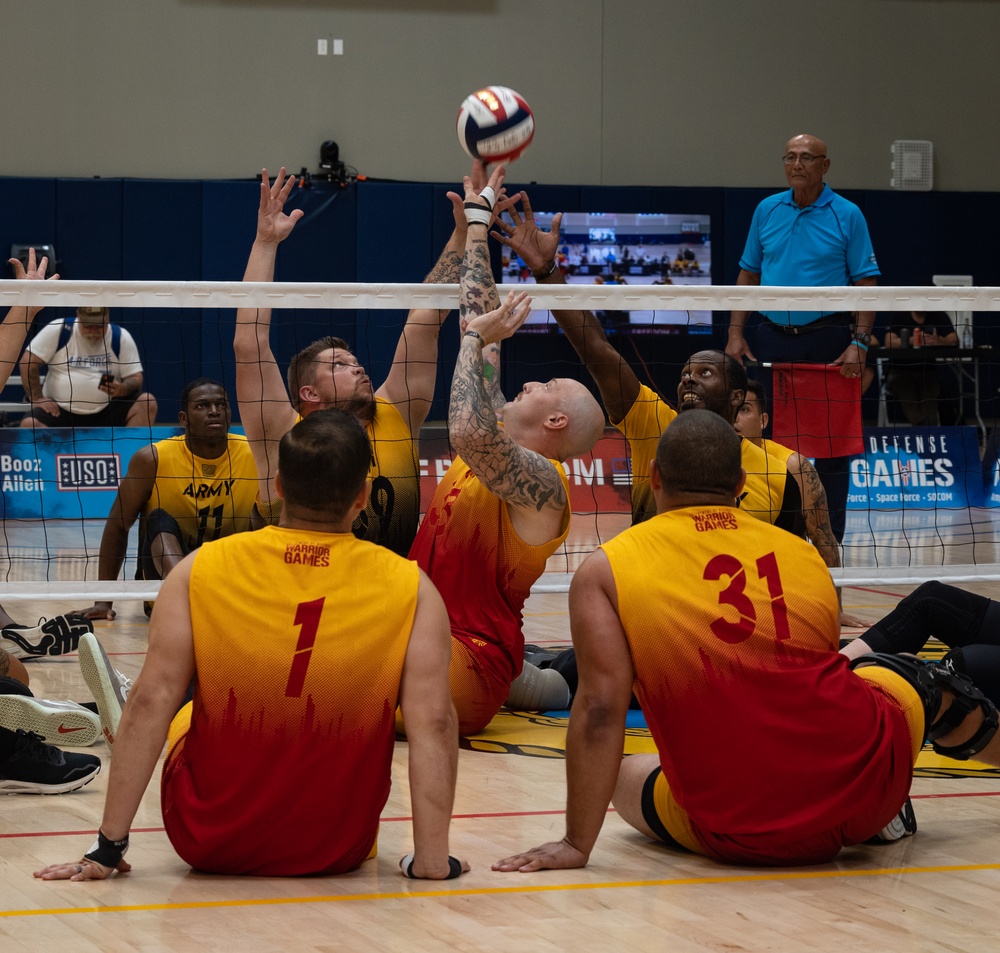 DVIDS - Images - 2023 DOD Warrior Games Challenge Team Marine Corps –  Sitting Volleyball Bronze Medal Game [Image 1 of 9]