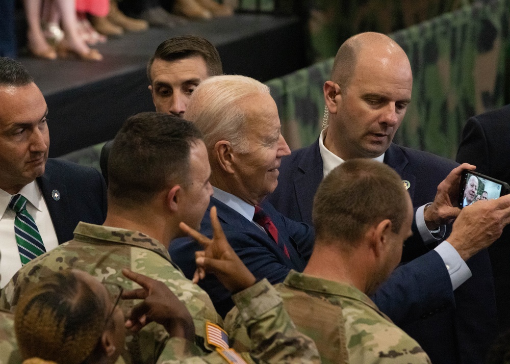 President Biden, First Lady visit Fort Liberty to announce Executive Order to help military families.