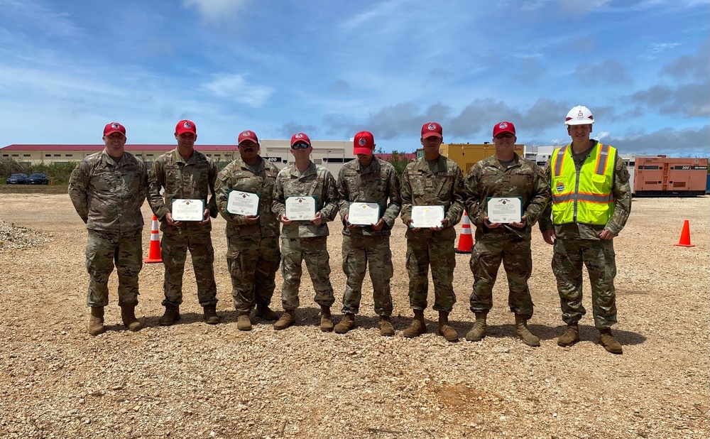 554th RED HORSE members recognized