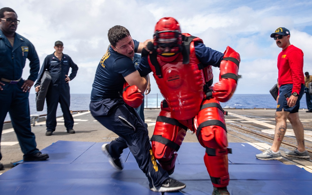 USS Robert Smalls (CG 62) Conducts SRF Bravo