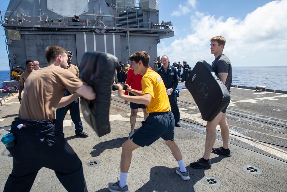 USS Robert Smalls (CG 62) Conducts SRF Bravo