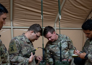 Multiband networking manpack radio training