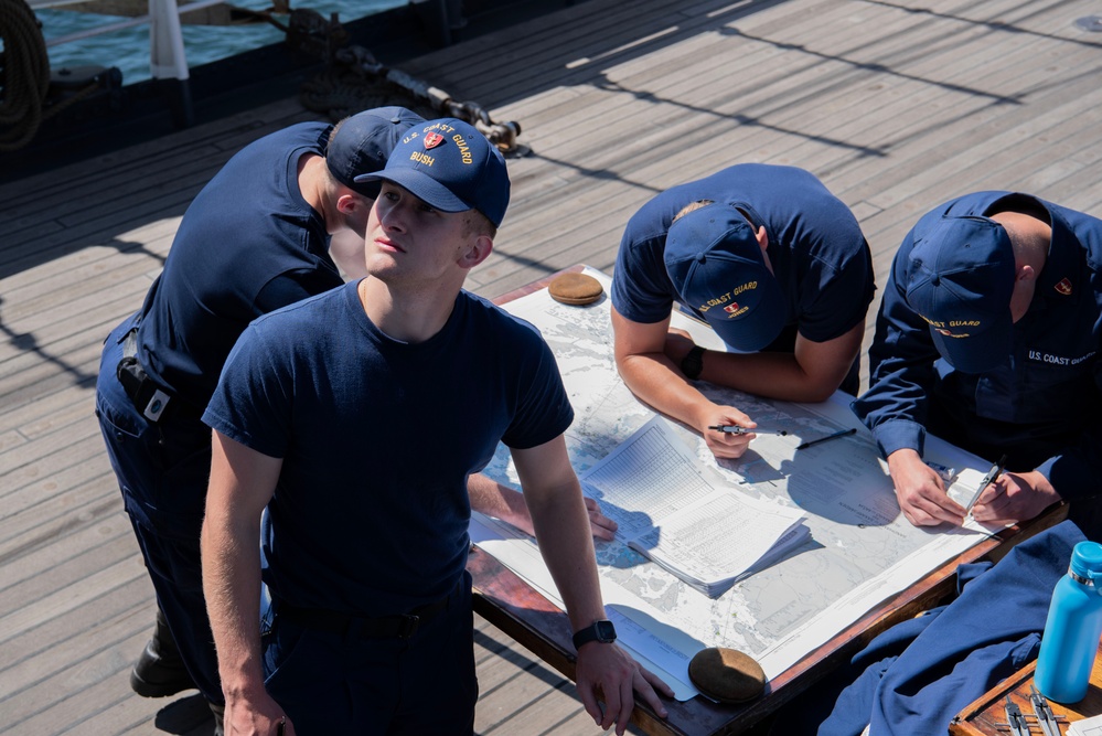 Coast Guard Academy Cadets learn navigation