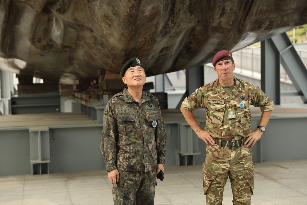 UNC Deputy Commander visits Cheonan