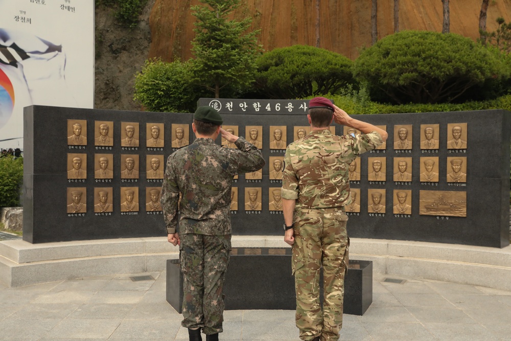 UNC Deputy Commander visits Cheonan