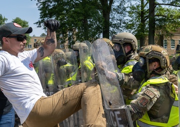 181st SFS defenders conduct civil unrest training